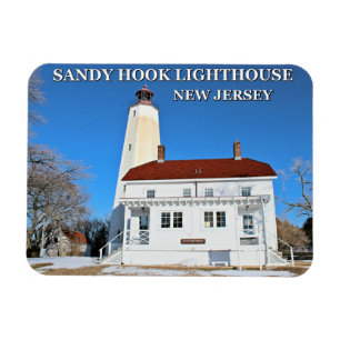 Sandy Hook Lighthouse, New Jersey Photo Magnet Magneet