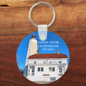 Sandy Hook Lighthouse New Jersey Sleutelhanger (Voorkant)
