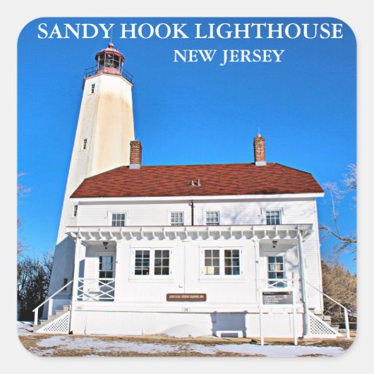Sandy Hook Lighthouse, New Jersey Stickers (Voorkant)