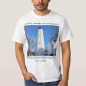 Sandy Hook Lighthouse, New Jersey T-Shirt (Voorkant)
