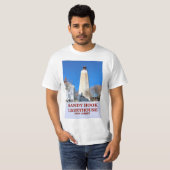 Sandy Hook Lighthouse, New Jersey T-Shirt (Voorkant volledig)