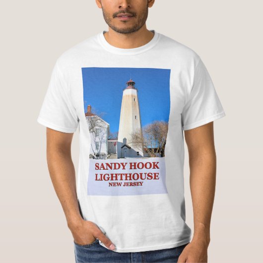 Sandy Hook Lighthouse, New Jersey T-Shirt (Voorkant)