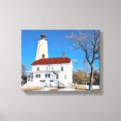 Sandy Hook Lighthouse, New Jersey Wrapped Canvas (Voorkant)