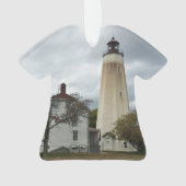 Sandy Hook Lighthouse Ornament (achterkant)