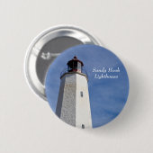 Sandy Hook Lighthouse Pin Ronde Button 5,7 Cm (Voorkant /achterkant)