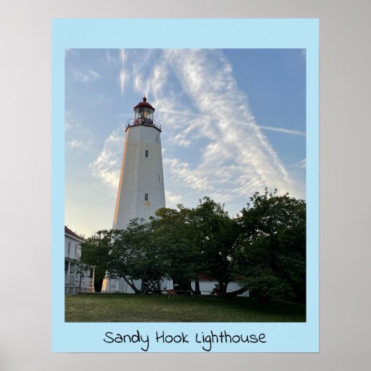 Sandy Hook Lighthouse Poster (Voorkant)