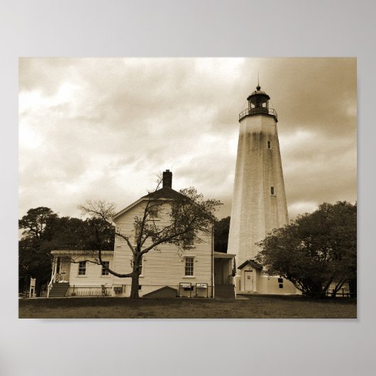 Sandy Hook Lighthouse Poster (Voorkant)