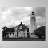 Sandy Hook Lighthouse Poster (Voorkant)