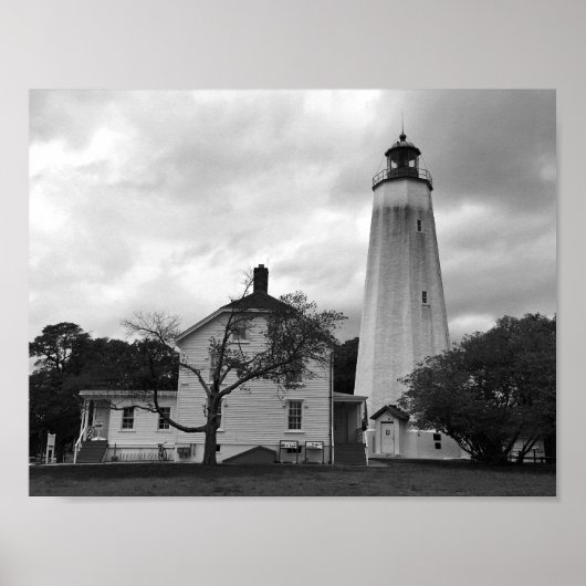 Sandy Hook Lighthouse Poster (Voorkant)