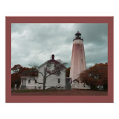 Sandy Hook Lighthouse Poster (Voorkant)