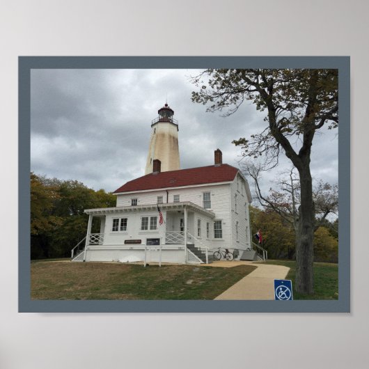 Sandy Hook Lighthouse Poster (Voorkant)