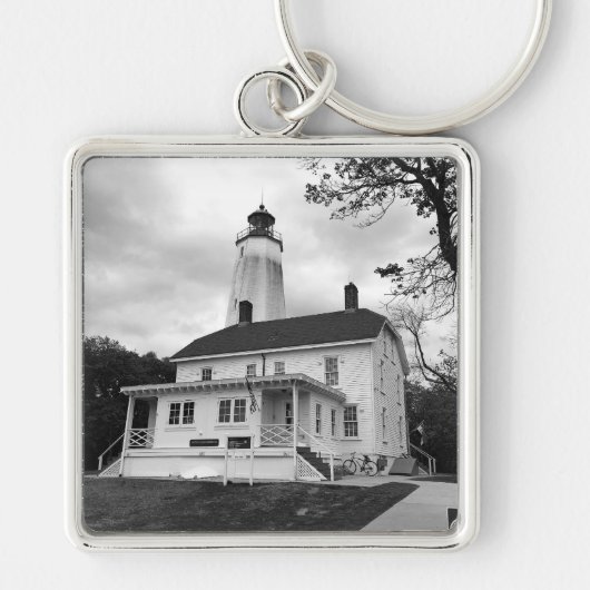Sandy Hook Lighthouse Sleutelhanger (Voorkant)