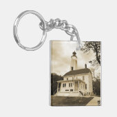 Sandy Hook Lighthouse Sleutelhanger (Voorkant Links)