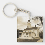 Sandy Hook Lighthouse Sleutelhanger (Voorkant)