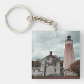 Sandy Hook Lighthouse Sleutelhanger (Voorkant)
