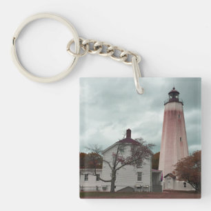Sandy Hook Lighthouse Sleutelhanger