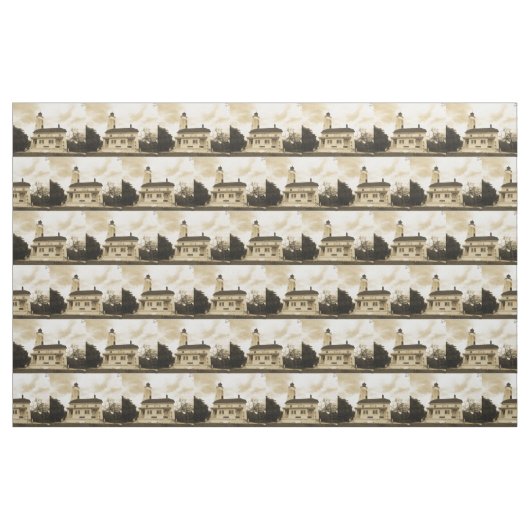 Sandy Hook Lighthouse Stof (Fat Quarter)