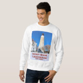 Sandy Hook Lighthouse, Sweatshirt uit New Jersey (Voorkant volledig)