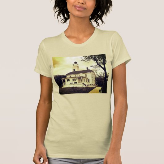 Sandy Hook Lighthouse T-shirt (Voorkant)
