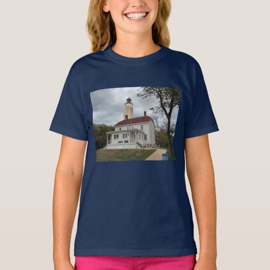 Sandy Hook Lighthouse T-shirt (Voorkant)