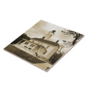 Sandy Hook Lighthouse Tegeltje (Zijkant)