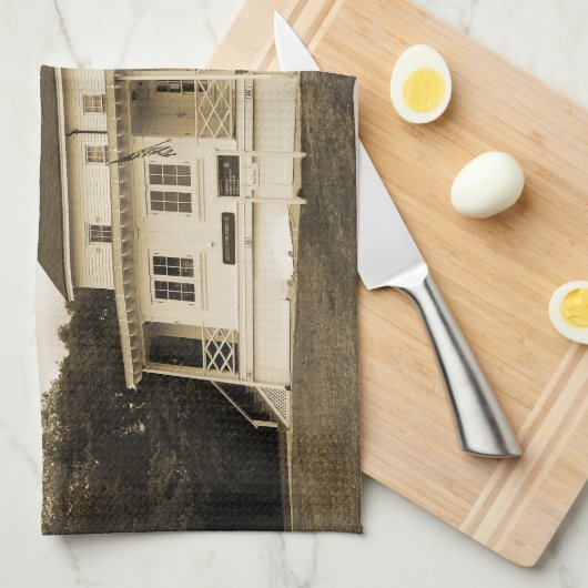 Sandy Hook Lighthouse Theedoek (Quarter Fold)