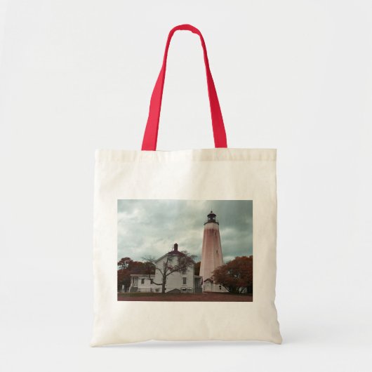 Sandy Hook Lighthouse Tote Bag (Voorkant)