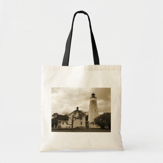 Sandy Hook Lighthouse Tote Bag (Voorkant)