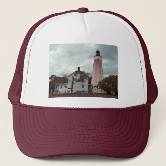 Sandy Hook Lighthouse Trucker Pet (Voorkant)