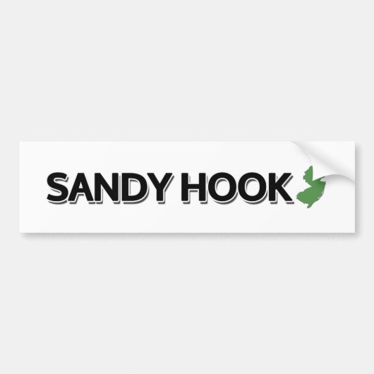 Sandy Hook, New Jersey Bumpersticker (Voorkant)