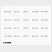 Sandy Hook, New Jersey Ronde Sticker (Vel)