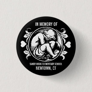 Sandy Hook Newtown Memory Classic Button
