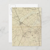 Sandy Hook to Shark River Coast Chart Map Briefkaart (Voorkant / Achterkant)