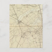 Sandy Hook to Shark River Coast Chart Map Briefkaart (Voorkant)