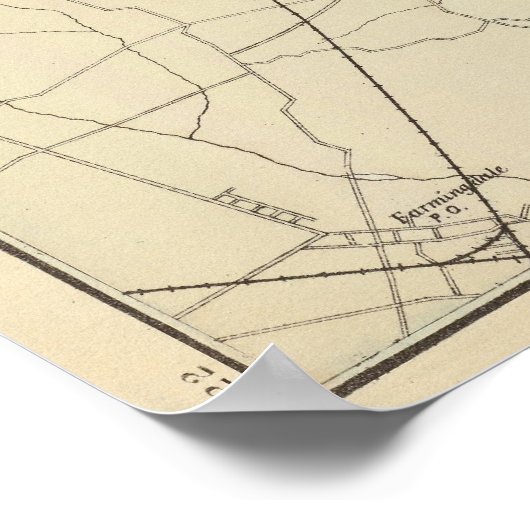 Sandy Hook to Shark River Coast Chart Map Poster (Hoek)