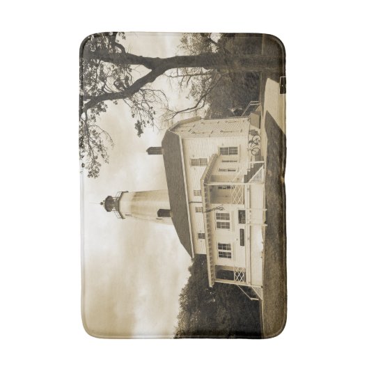 Sandy Hook-vuurtoren Badmat (Voorkant Verticaal)