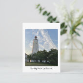 Sandy Hook-vuurtoren Briefkaart (Staand voorkant)