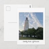 Sandy Hook-vuurtoren Briefkaart (Voorkant / Achterkant)