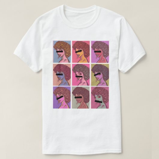 Sandy is a smoker. t-shirt (Design voorkant)