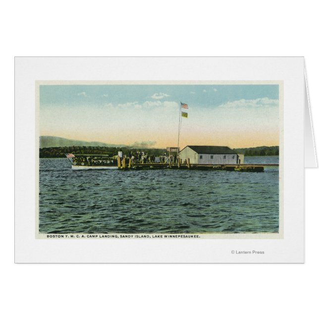 Sandy Island, Boston YMCA Camp Landing Uitzicht (Voorkant Horizontaal)