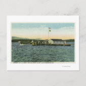 Sandy Island, Boston YMCA Camp Landing Uitzicht Briefkaart (Voorkant)