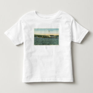 Sandy Island, Boston YMCA Camp Landing Uitzicht Kinder Shirts