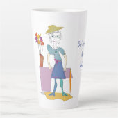 'Sandy' - Life's Next Big Adventure Latte Mok (Voorkant)