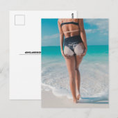SANDY MATT BEACH GIRL BRIEFKAARTEN (Voorkant / Achterkant)