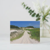 Sandy Neck Beach Marsh Trail Barnstable Cape Briefkaart (Staand voorkant)