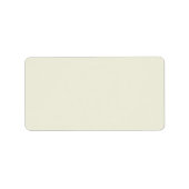 Sandy Off White Blank Etiket (Voorkant)