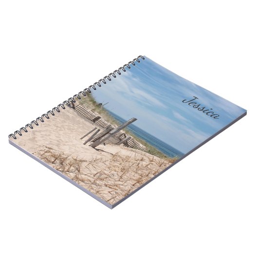 Sandy pad naar het strand bij Race Point Notitieboek (Linkerzijde)