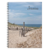 Sandy pad naar het strand bij Race Point Notitieboek (Voorkant)