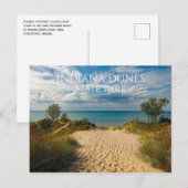 Sandy Path to Lake Michigan Beach, Indiana Dunes Briefkaart (Voorkant / Achterkant)