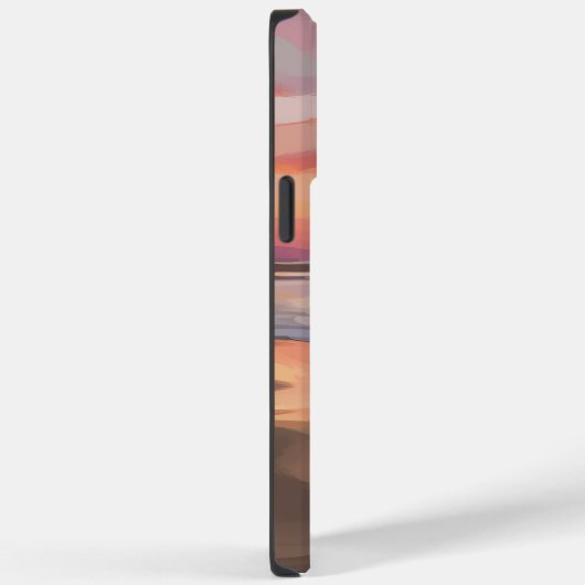 Sandy Paws Beagle Hond op Strand Zonsondergang Case-Mate iPhone Case (Achterkant / Rechts)